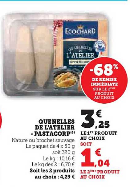 quenelles de l'atelier - pastacorp