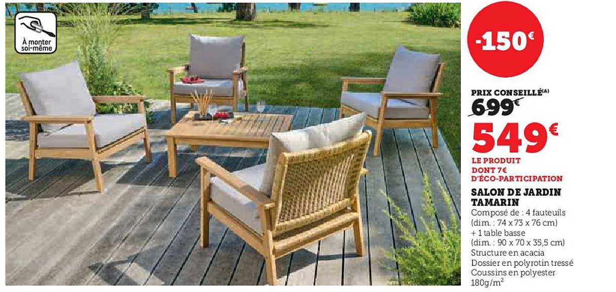 Salon De Jardin Tamarin