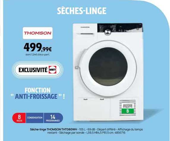 sèche-linge thomson