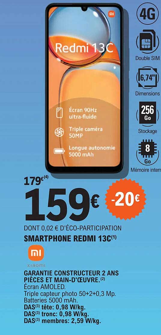 smartphone redmi 13c