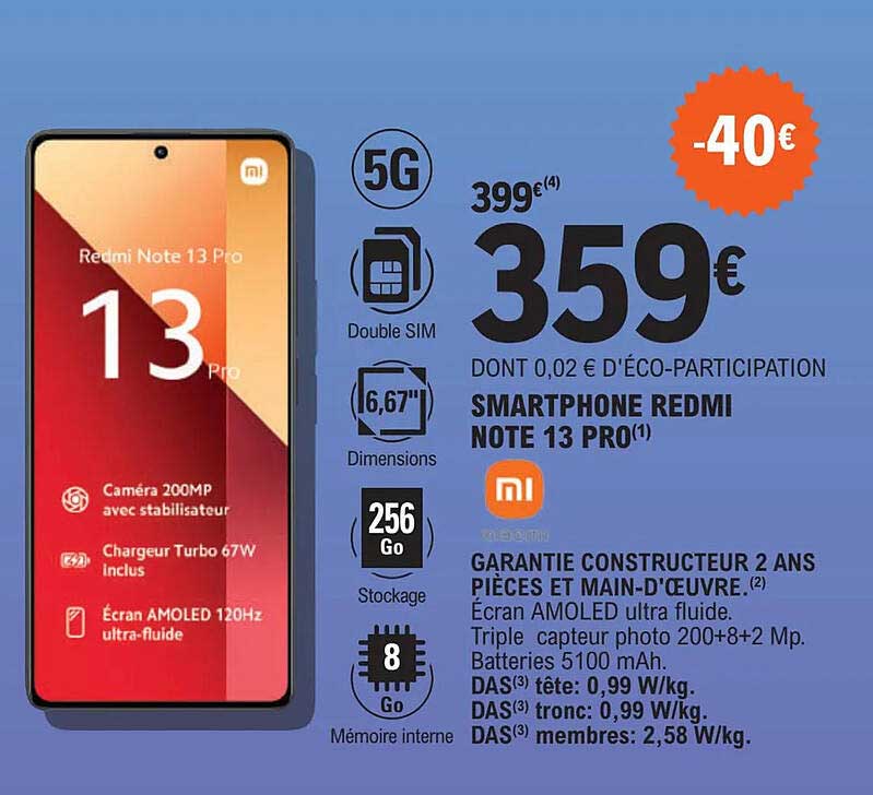 Smartphone Redmi Note 13 Pro