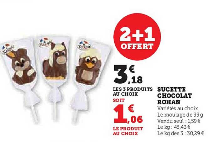 sucette chocolat rohan