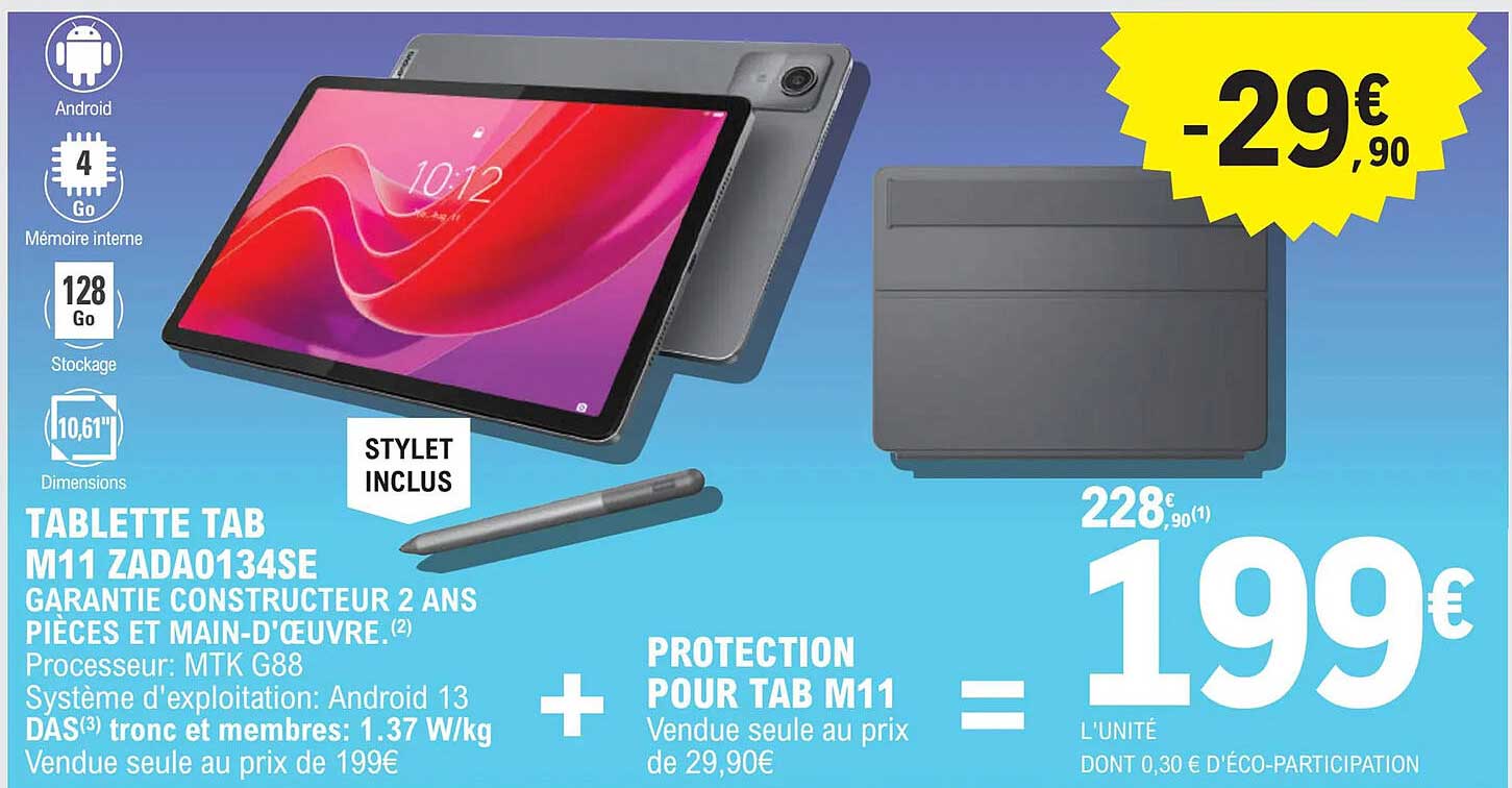 tablette tab m11 ZADA0134SE