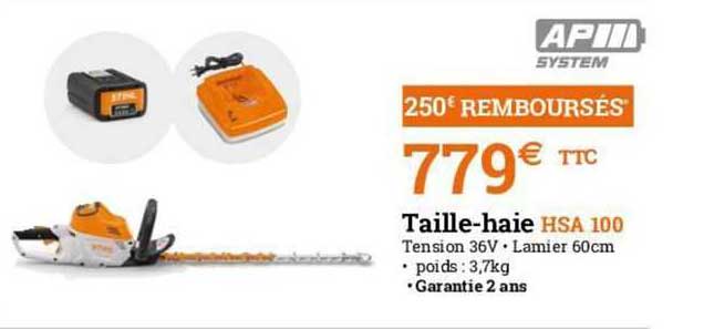 taille-haie hsa 100
