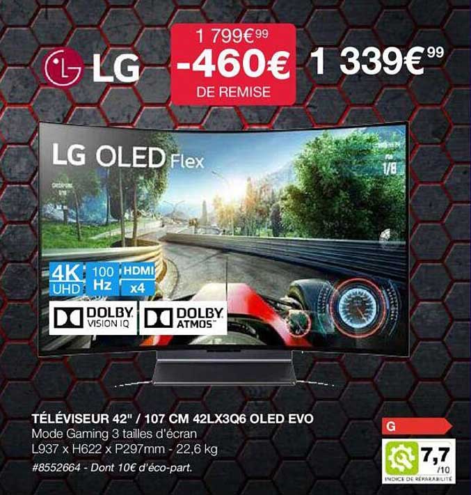 Téléviseur 42" 107 42lx3q6 Oled Evo Lg