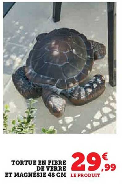 tortue en fibre de verre et magnésie 48 cm