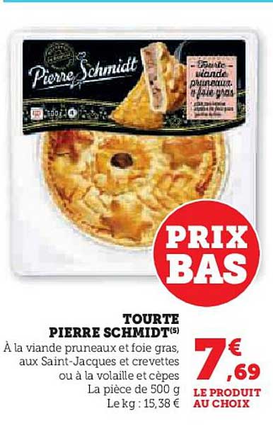 tourte pierre schmidt