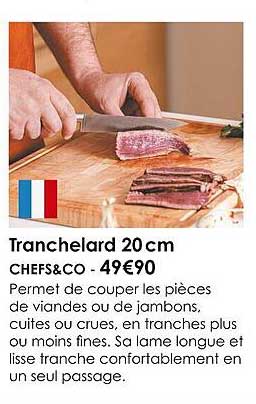 tranchelard 20 cm chefs & co