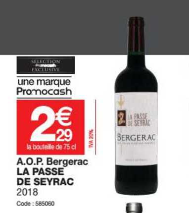 a.o.p. bergerac la passe de seyrac