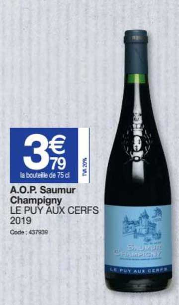 a.o.p. saumur champigny le puy aux cerfs 2019