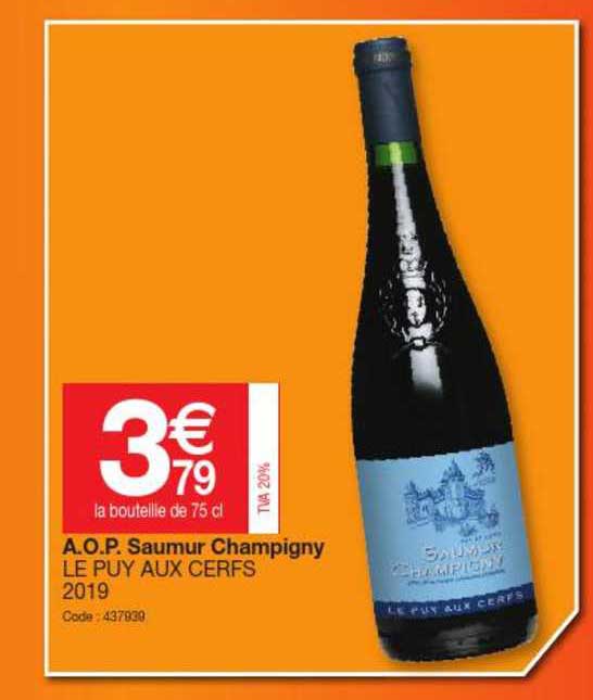 a.o.p. saumur champigny le puy aux cerfs