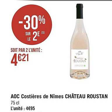 aoc costières de nîmes château roustan
