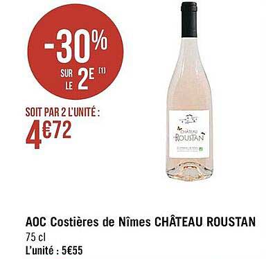 aoc costières de nîmes château roustan