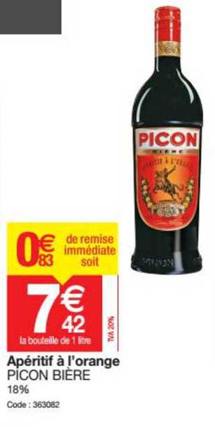 apéritif à l'orange picon bière