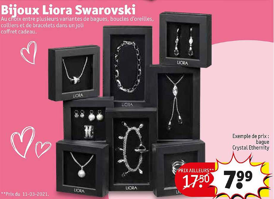 bijoux liora swarovski