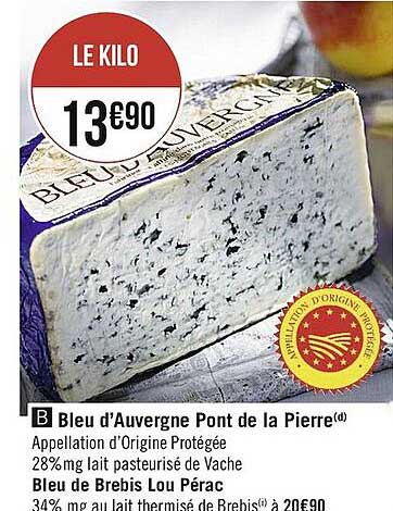 bleu d'auvergne pont de la pierre, bleu de brebis loup pérac