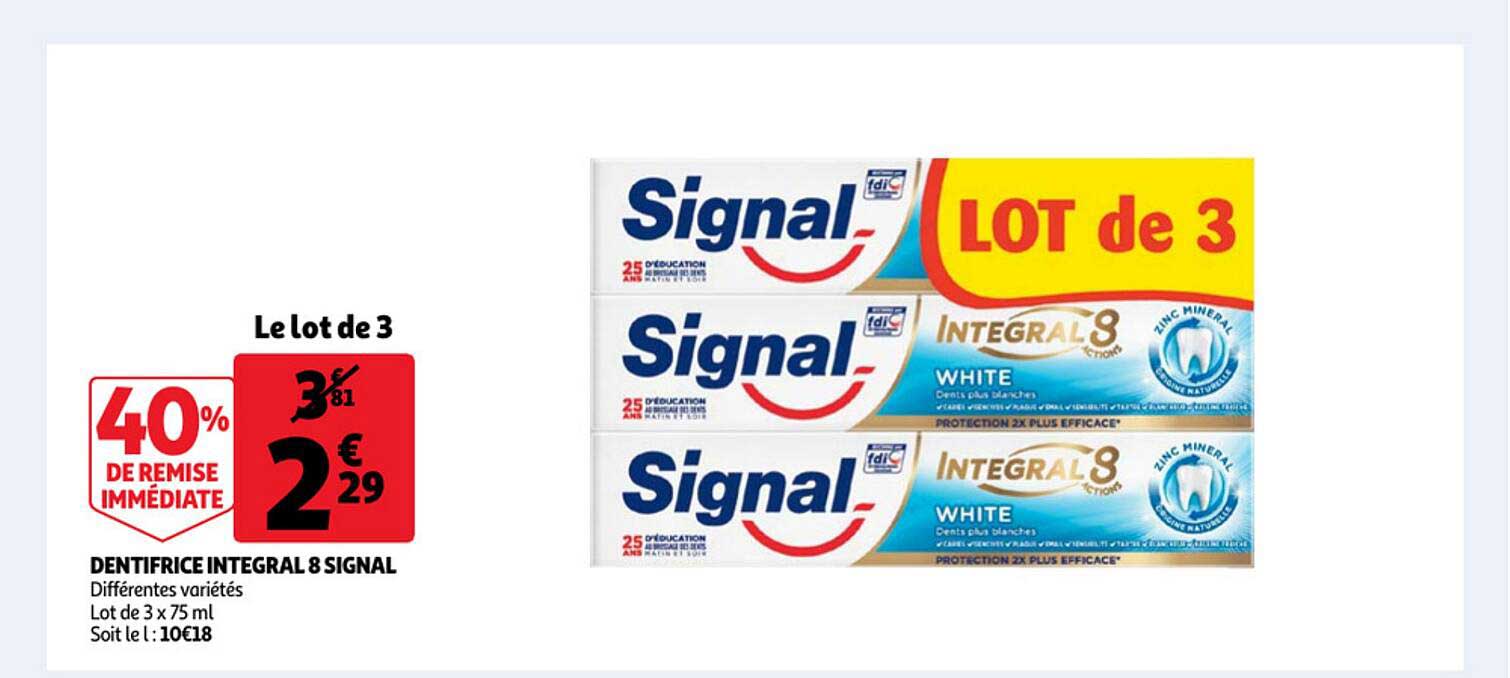 Dentifrice Integral 8 Signal