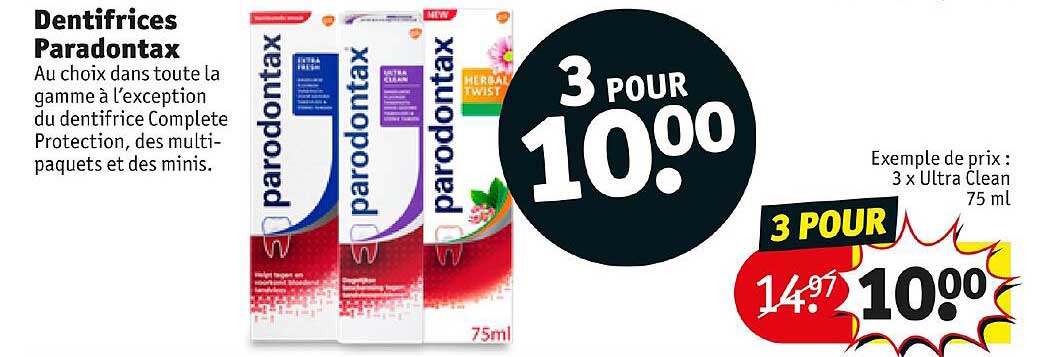 Dentifrice Paradontax