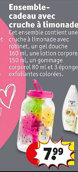 ensemble-cadeau avec cruche à limonade