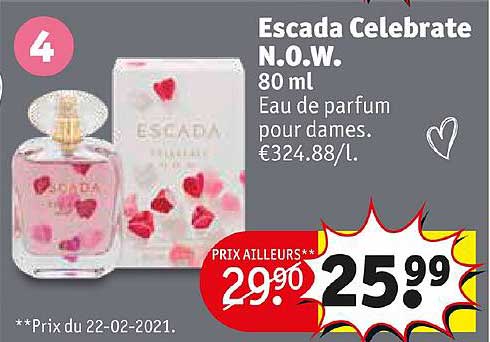 escada celebrate n.o.w.