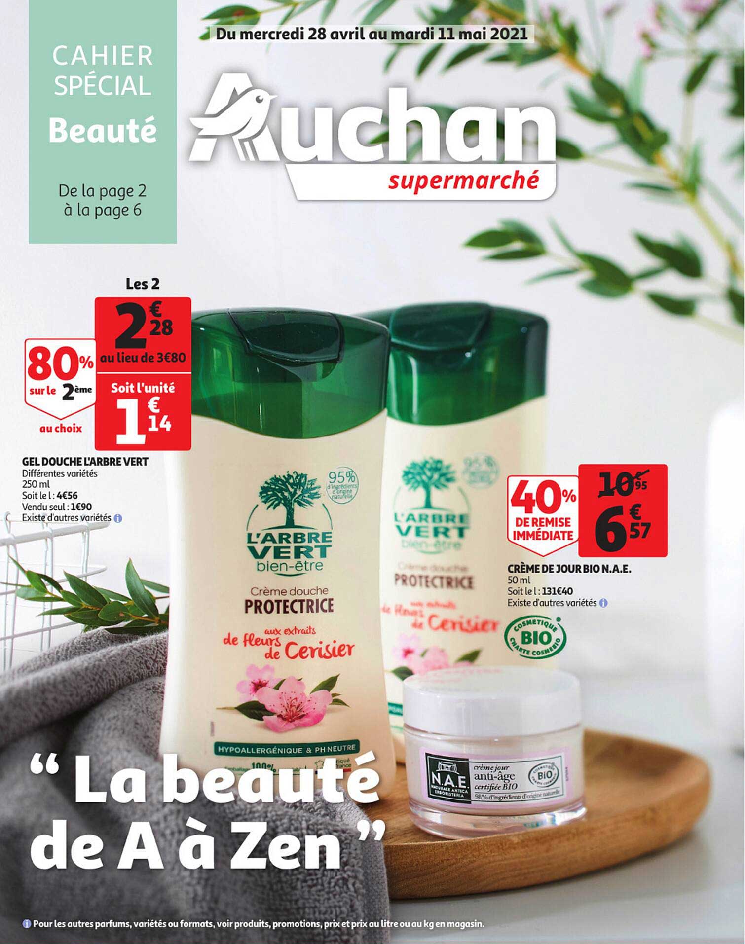 gel douche l'arbre vert
