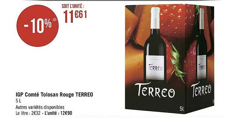 igp comté tolosan rouge terreo