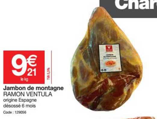 Jambon De Montagne Ramon Ventula