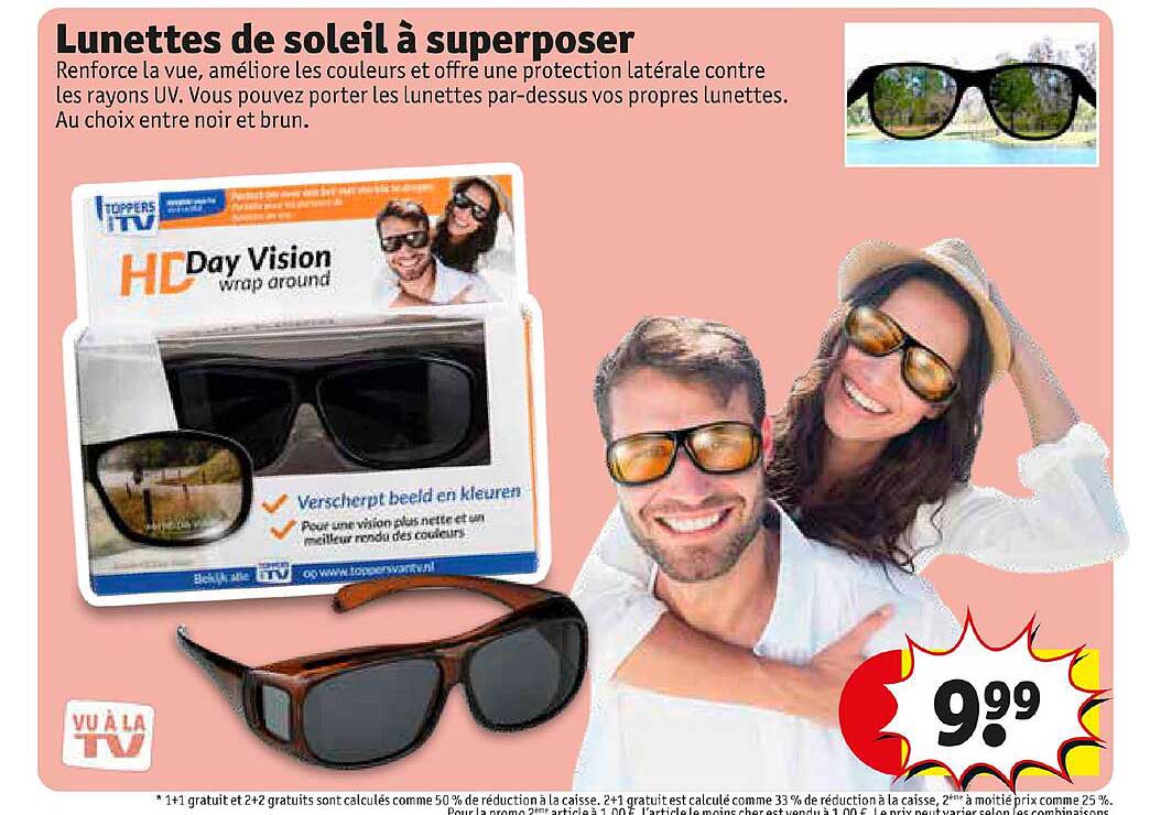 Lunettes De Soleil à Superposer