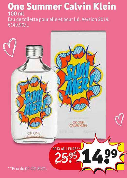 one summer calvin klein