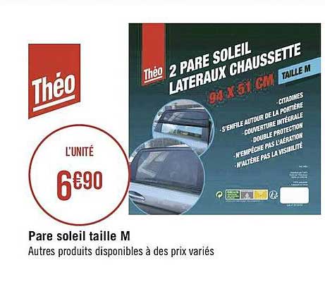 pare soleil taille m théo