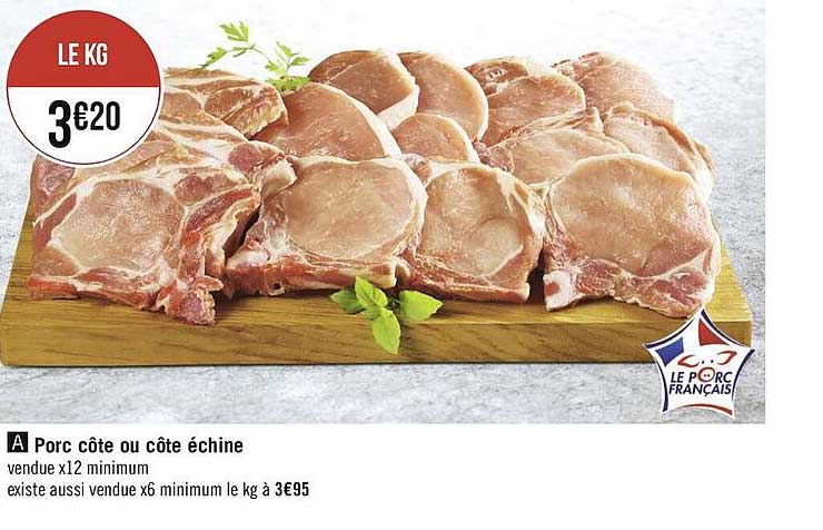 Porc Côte Ou Côte échine