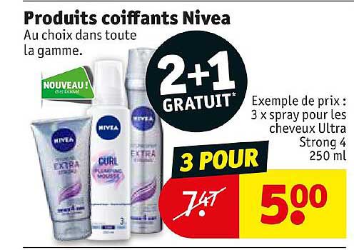 produits coiffants nivea