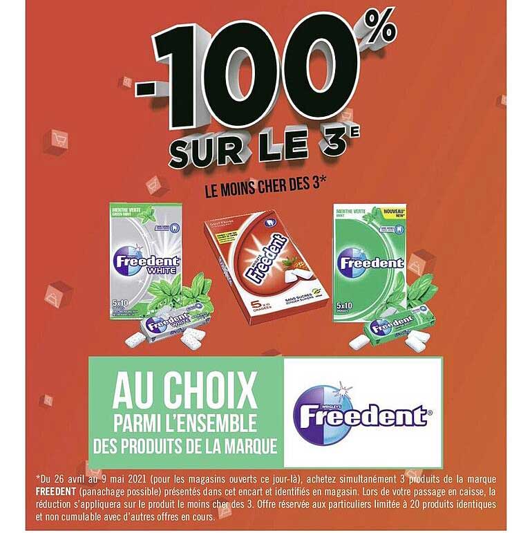 Produits De La Marque Freedent