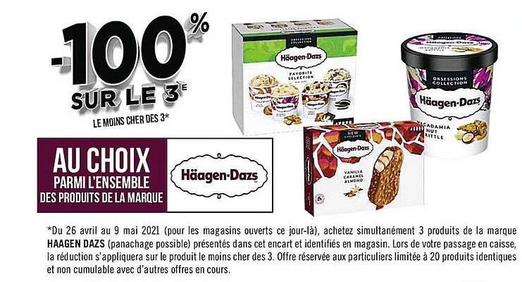 produits de la marque häagen-dazs