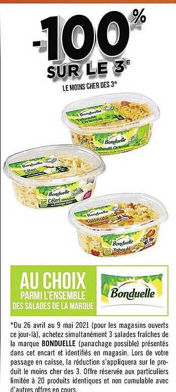 Salades De La Marque Bonduelle