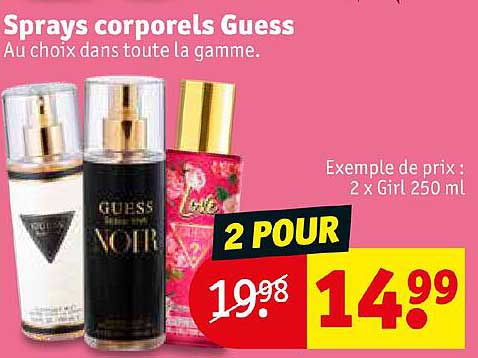 Sprays Corporels Guess