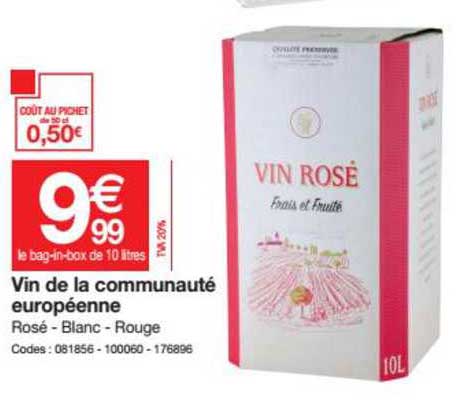 vin de la communauté européenne
