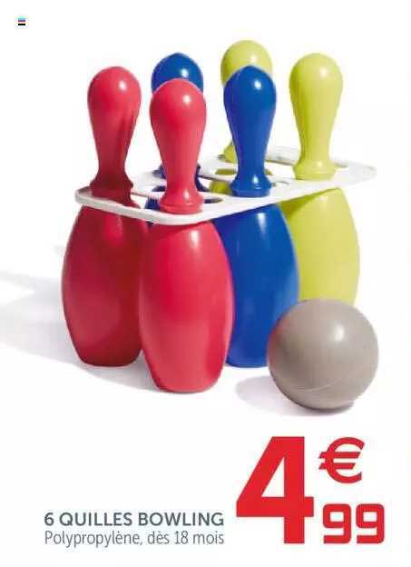 6 quilles bowling
