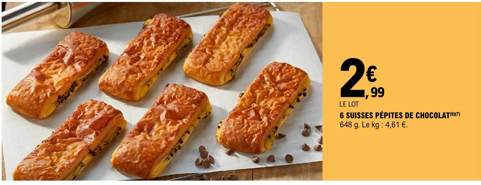 6 Suisses Pépites De Chocolat