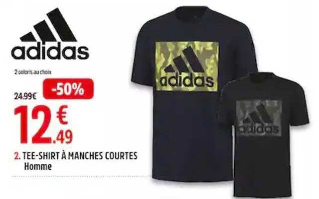 adidas tee-shirt à manches courtes homme