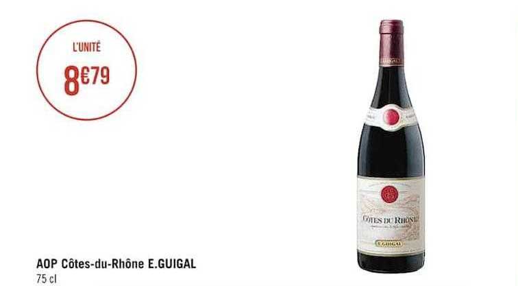 aop côtes-du-rhône e.guigal