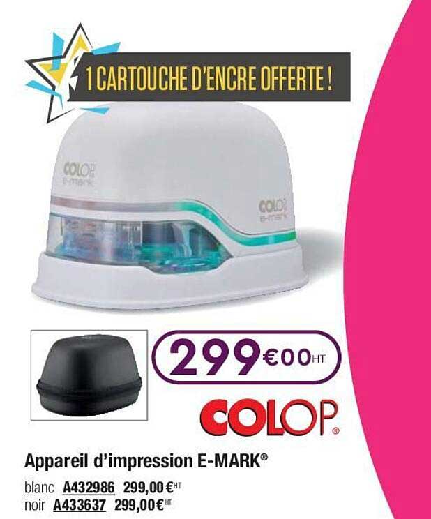 appareil d'impression e-mark colop