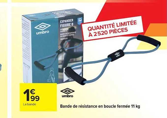 bande de résistance en boucle fermée 11 kg