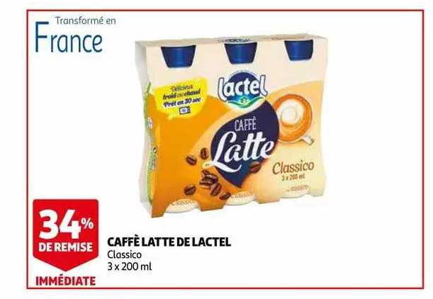 caffè latte lactel