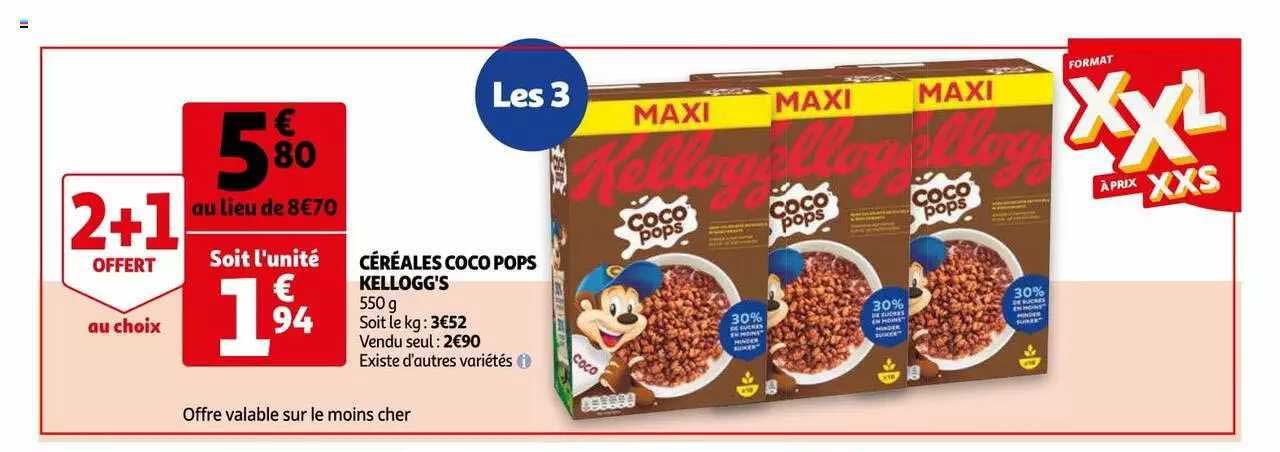 céréales coco pops kellogg's