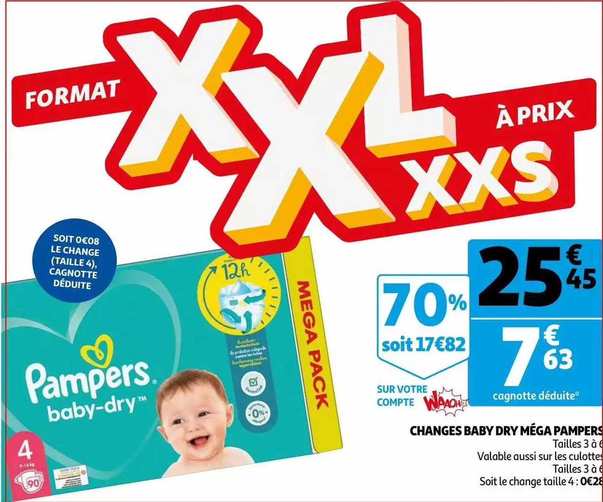 Changes Baby Dry Méga Pampers