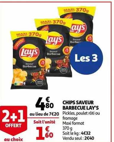 Chips Saveur Barbecue Lay's