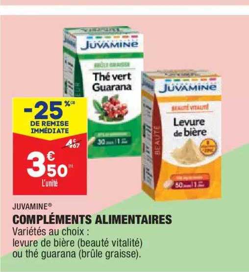 compléments alimentaires juvamine