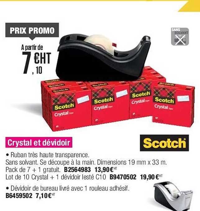 Crystal Et Dévidoir Scotch