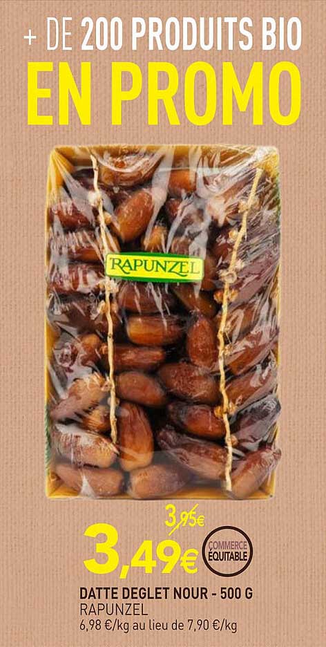 datte deglet nour rapunzel - 500 g